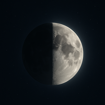 First Quarter Moon in Cancer